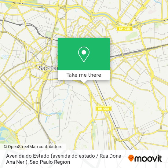 Avenida do Estado (avenida do estado / Rua Dona Ana Neri) map