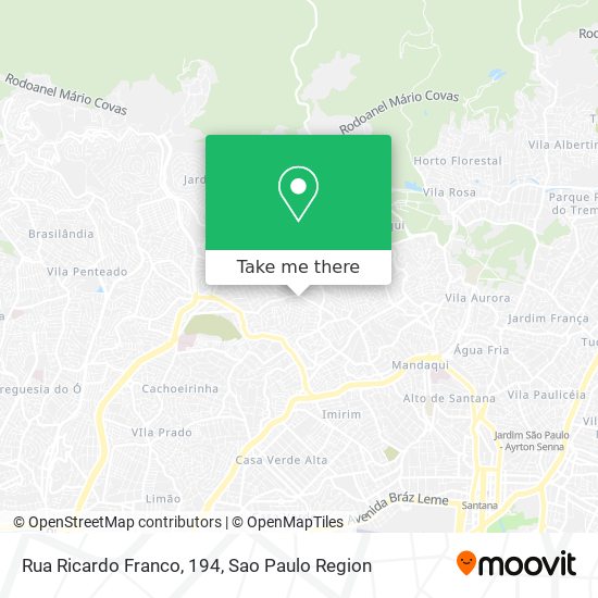 Rua Ricardo Franco, 194 map