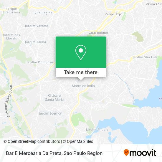 Bar E Mercearia Da Preta map