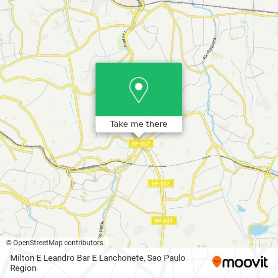 Mapa Milton E Leandro Bar E Lanchonete