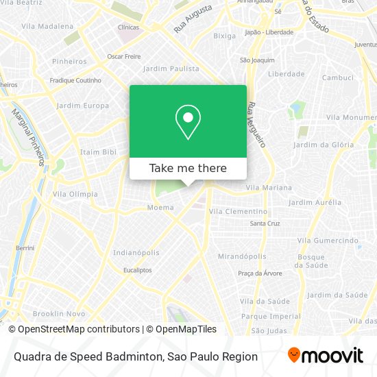 Quadra de Speed Badminton map