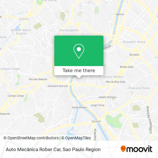 Mapa Auto Mecânica Rober Car