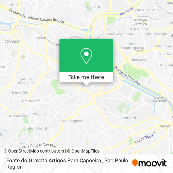 Mapa Fonte do Gravatá Artigos Para Capoeira.