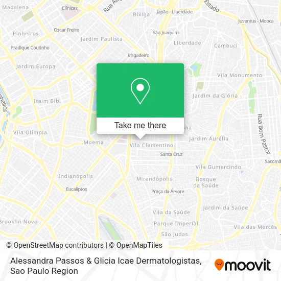 Alessandra Passos & Glicia Icae Dermatologistas map