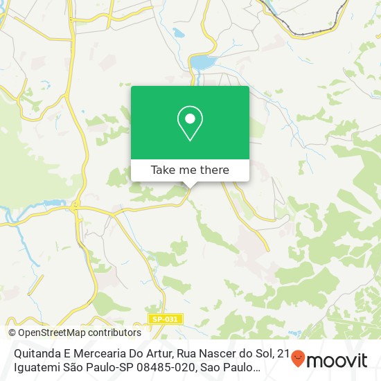 Quitanda E Mercearia Do Artur, Rua Nascer do Sol, 21 Iguatemi São Paulo-SP 08485-020 map