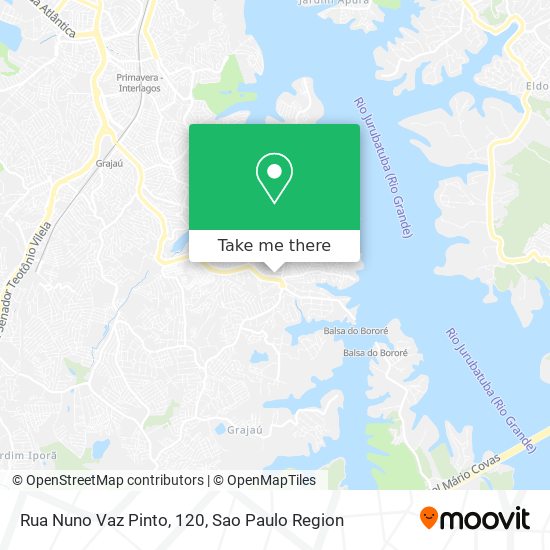 Mapa Rua Nuno Vaz Pinto, 120