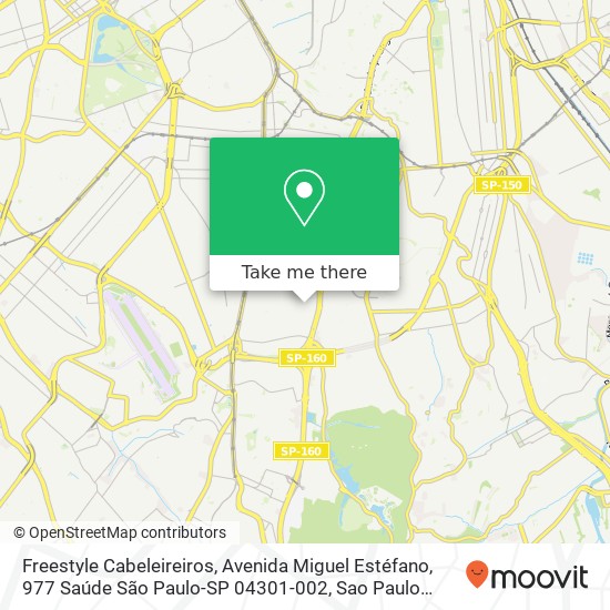 Freestyle Cabeleireiros, Avenida Miguel Estéfano, 977 Saúde São Paulo-SP 04301-002 map