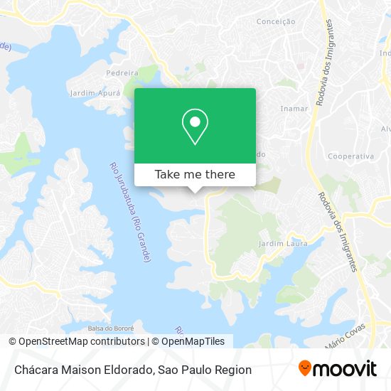 Chácara Maison Eldorado map