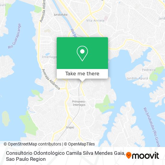 Consultório Odontológico Camila Silva Mendes Gaia map