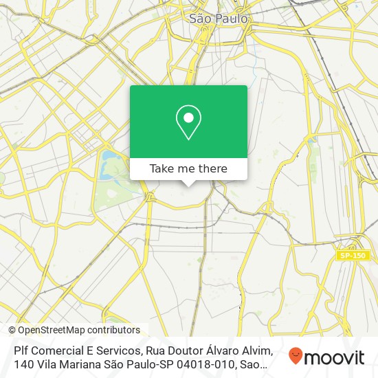 Plf Comercial E Servicos, Rua Doutor Álvaro Alvim, 140 Vila Mariana São Paulo-SP 04018-010 map