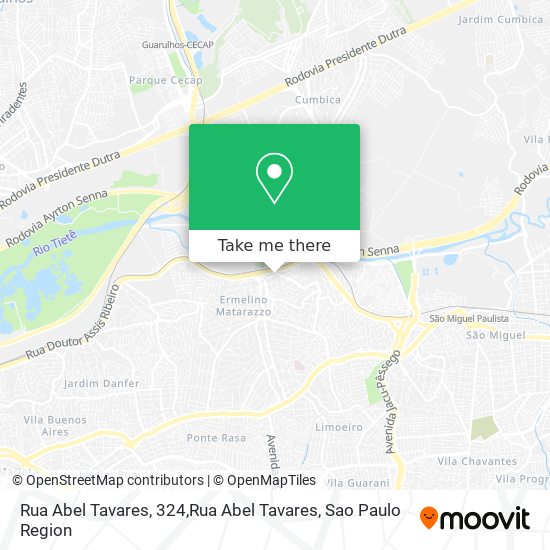 Mapa Rua Abel Tavares, 324,Rua Abel Tavares