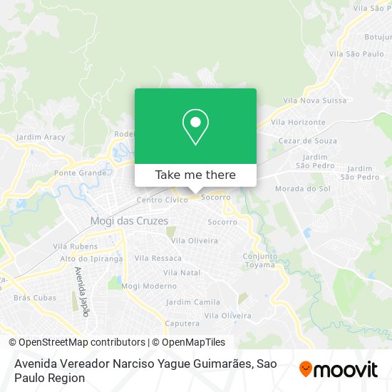 Avenida Vereador Narciso Yague Guimarães map