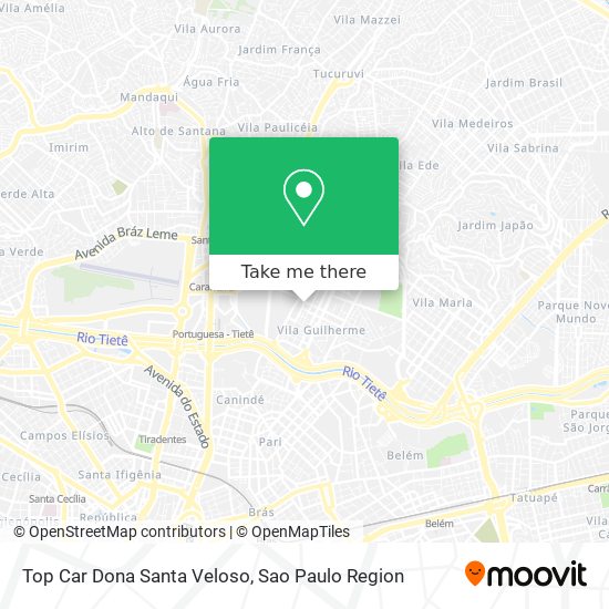 Top Car Dona Santa Veloso map