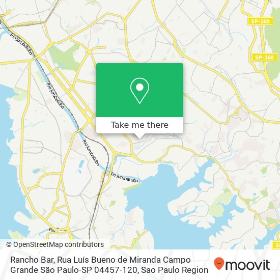 Rancho Bar, Rua Luís Bueno de Miranda Campo Grande São Paulo-SP 04457-120 map