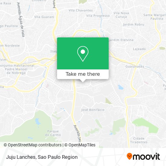 Juju Lanches map