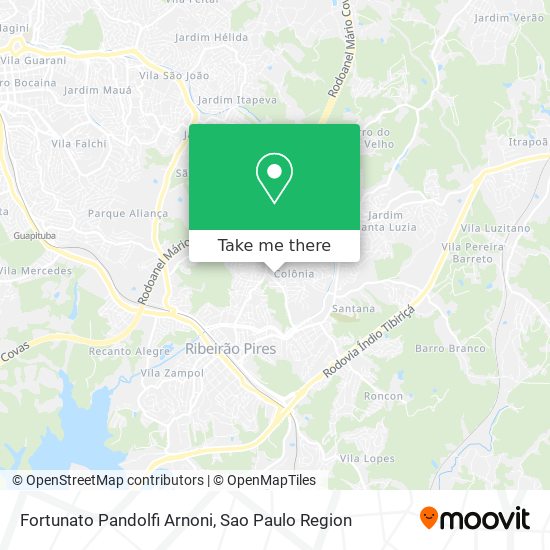 Fortunato Pandolfi Arnoni map