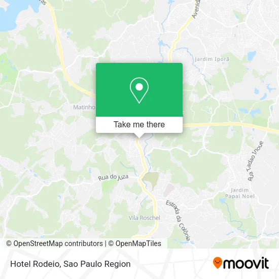 Hotel Rodeio map