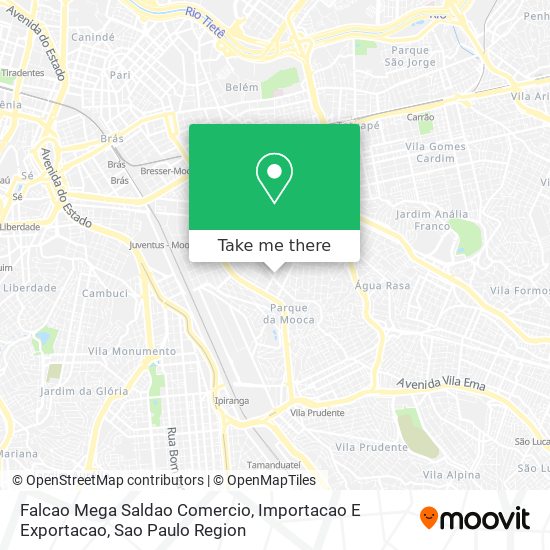Falcao Mega Saldao Comercio, Importacao E Exportacao map