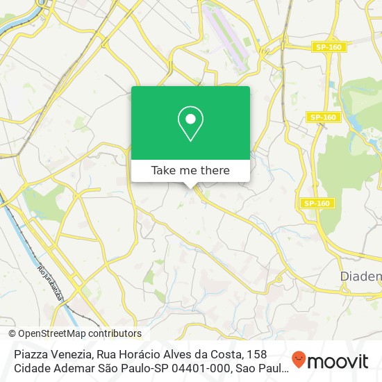 Piazza Venezia, Rua Horácio Alves da Costa, 158 Cidade Ademar São Paulo-SP 04401-000 map