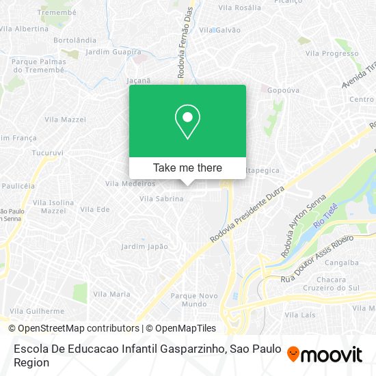 Mapa Escola De Educacao Infantil Gasparzinho