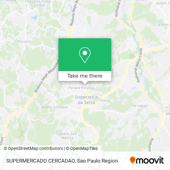 SUPERMERCADO CERCADAO map