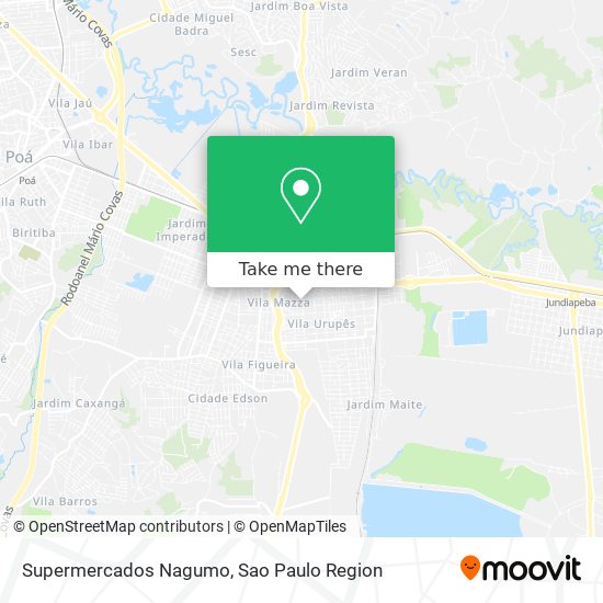 Supermercados Nagumo map