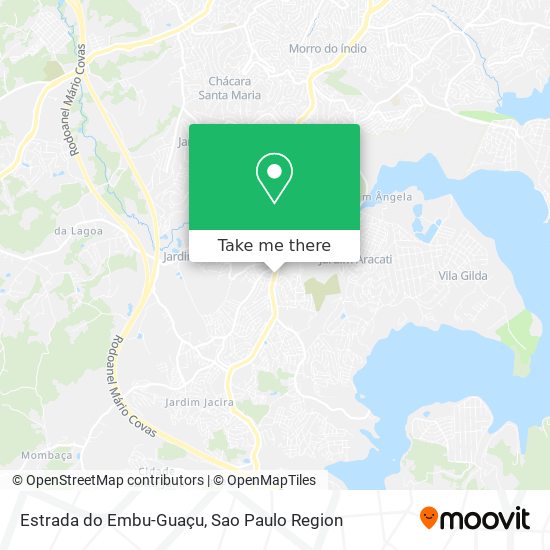 Estrada do Embu-Guaçu map