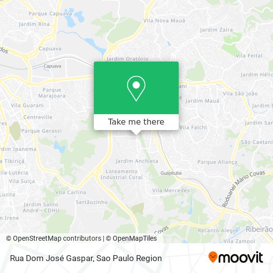 Rua Dom José Gaspar map