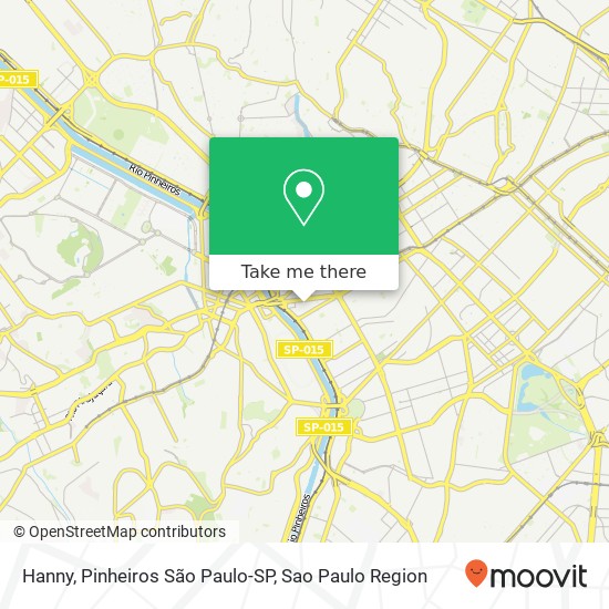 Hanny, Pinheiros São Paulo-SP map