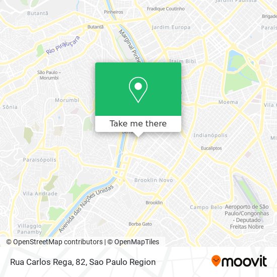 Mapa Rua Carlos Rega, 82