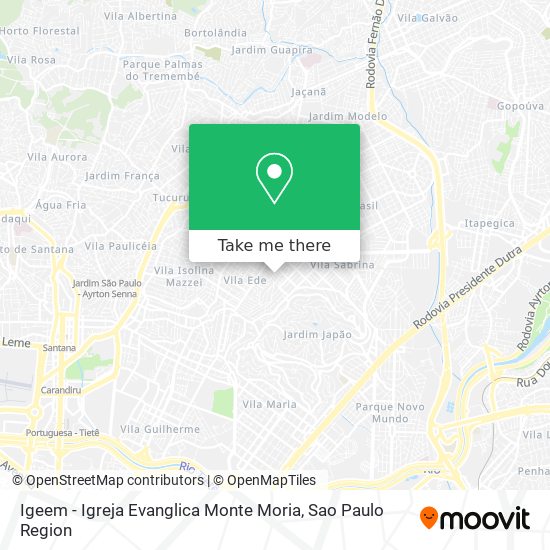 Igeem - Igreja Evanglica Monte Moria map