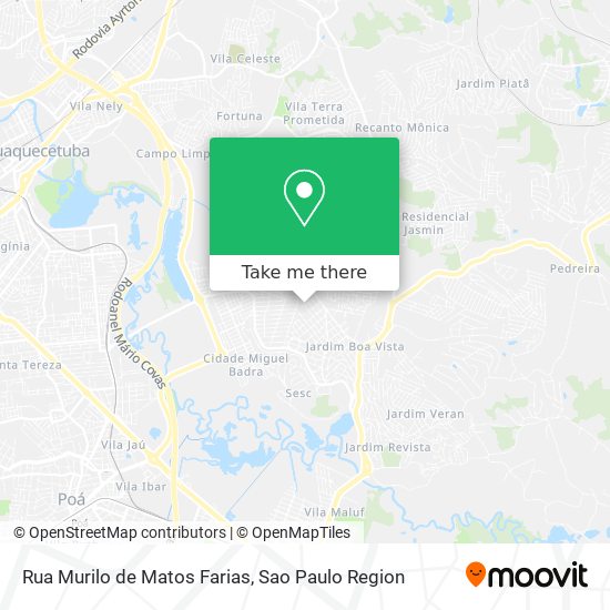 Rua Murilo de Matos Farias map