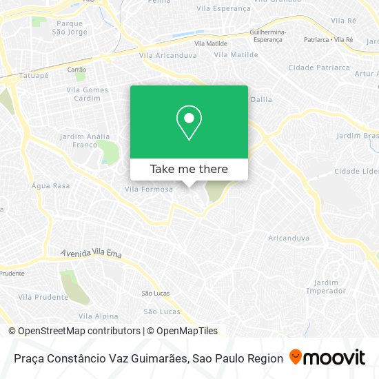 Praça Constâncio Vaz Guimarães map