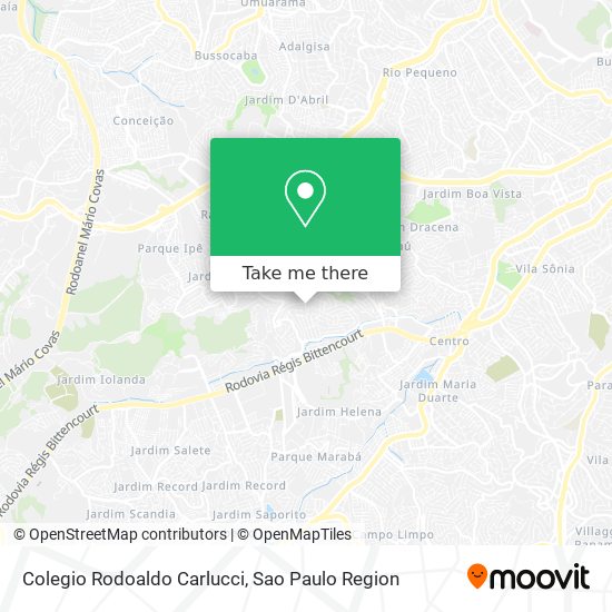 Mapa Colegio Rodoaldo Carlucci