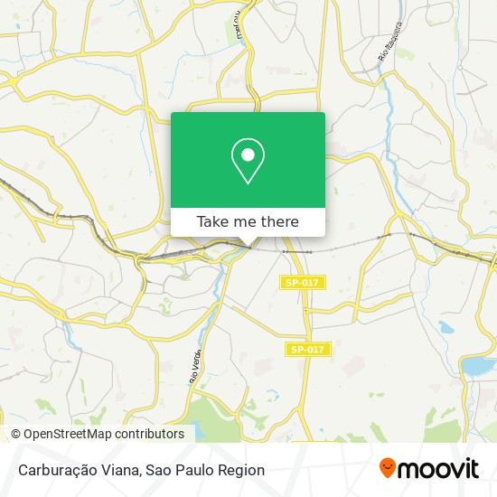 Carburação Viana map