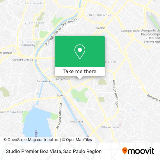 Studio Premier Boa Vista map