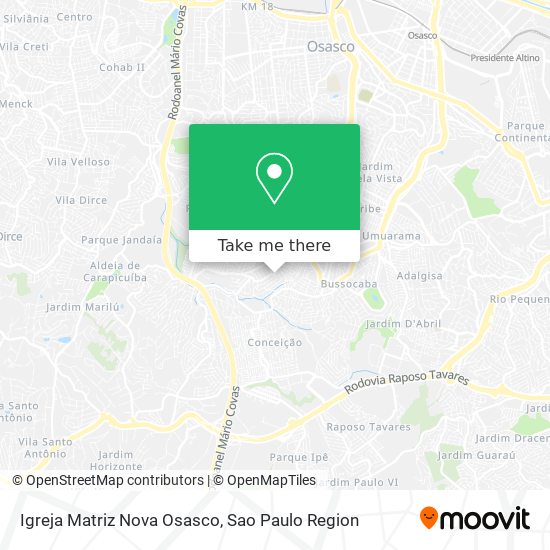 Igreja Matriz Nova Osasco map