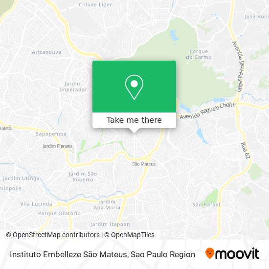 Instituto Embelleze São Mateus map