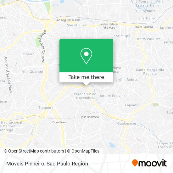 Moveis Pinheiro map