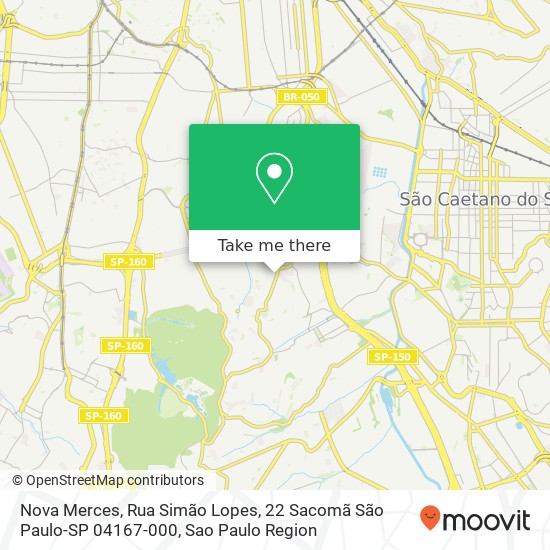 Nova Merces, Rua Simão Lopes, 22 Sacomã São Paulo-SP 04167-000 map