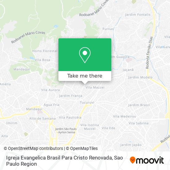 Igreja Evangelica Brasil Para Cristo Renovada map