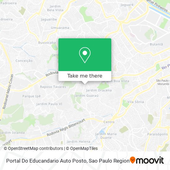 Mapa Portal Do Educandario Auto Posto