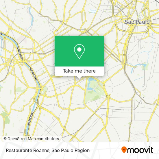 Mapa Restaurante Roanne