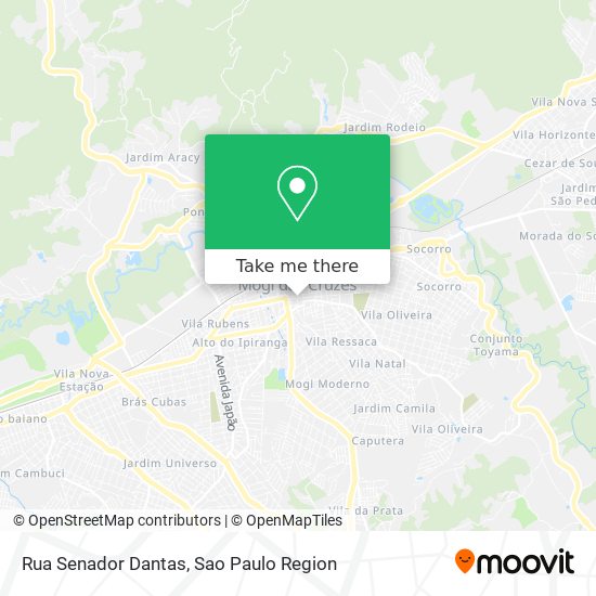 Rua Senador Dantas map