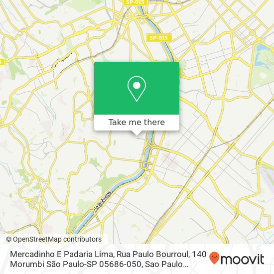 Mercadinho E Padaria Lima, Rua Paulo Bourroul, 140 Morumbi São Paulo-SP 05686-050 map