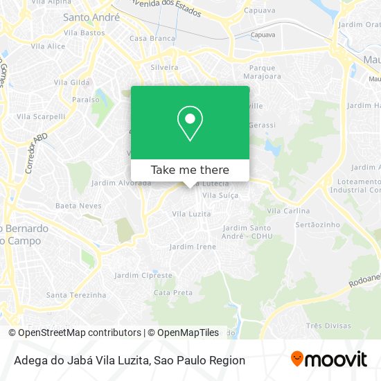 Adega do Jabá Vila Luzita map