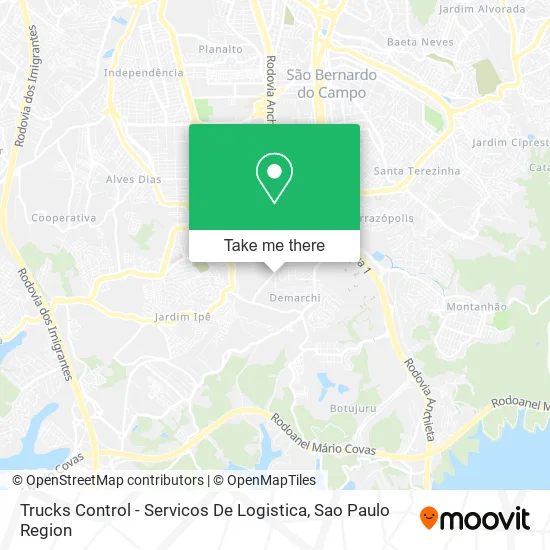 Trucks Control - Servicos De Logistica map