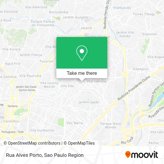 Rua Alves Porto map