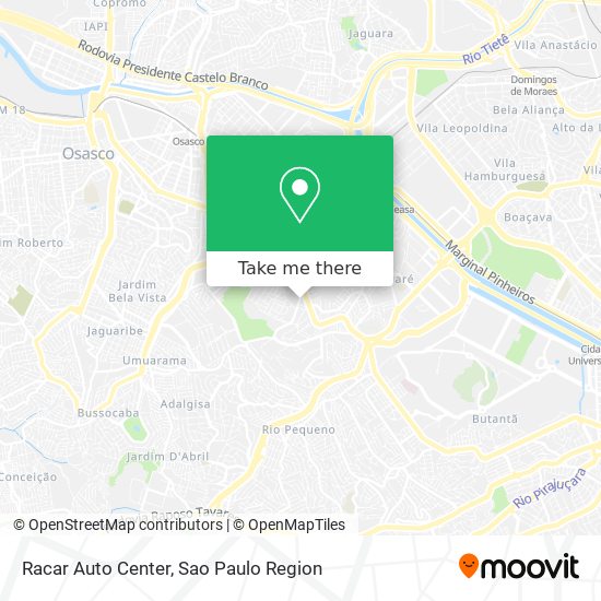 Racar Auto Center map