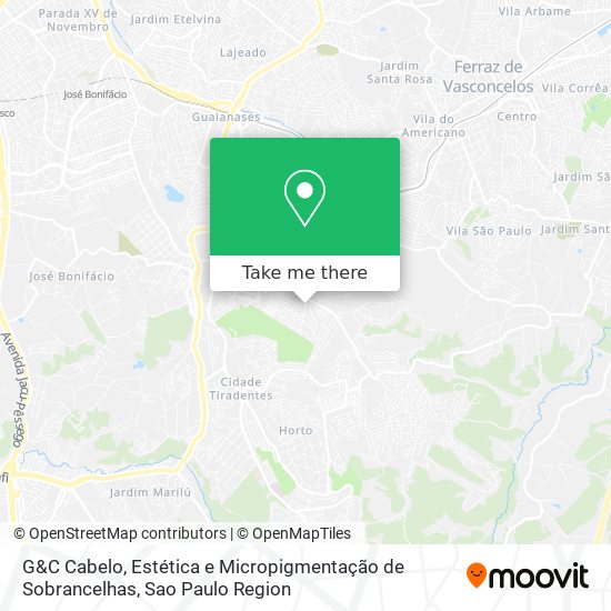 G&C Cabelo, Estética e Micropigmentação de Sobrancelhas map